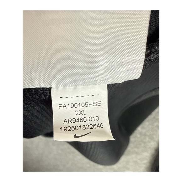 Nike Purdue Boilermakers Dri-Fit 3/4 Zip Pullover Men XXL Black On field Jacket - Picture 10 of 12